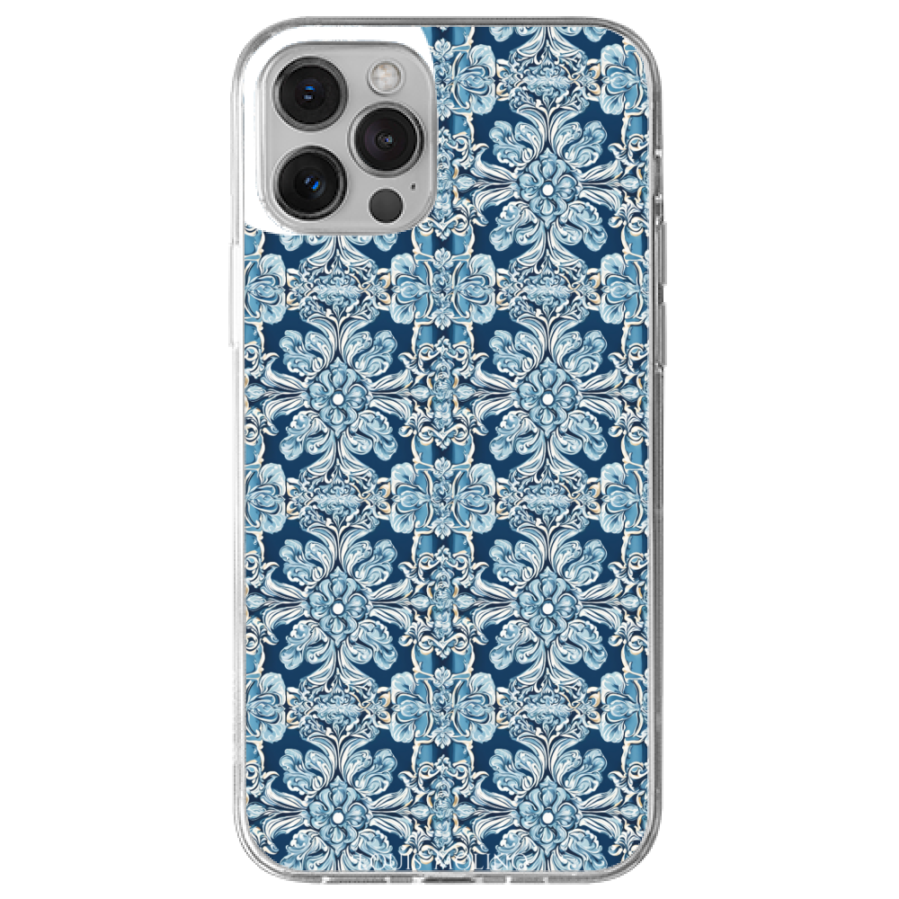 Cover Gomma iPhone 12 SKY AND SEA MAIOLICA CAPRI