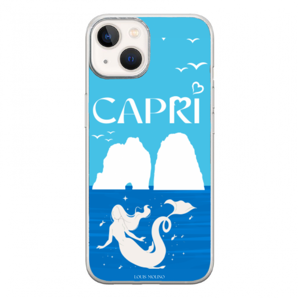 Rubber Cover iPhone 15 Plus Mermaids Capri