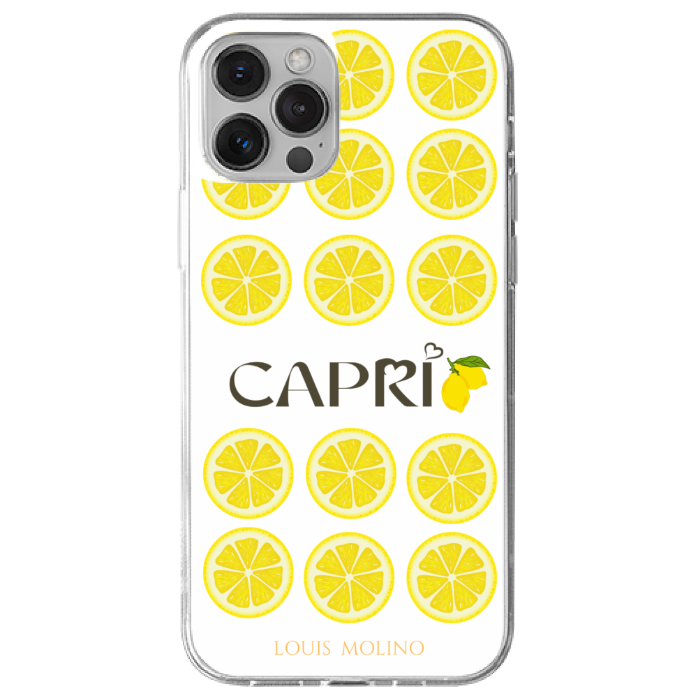 Rubber Cover iPhone 13 LEMONS SLICE CAPRI