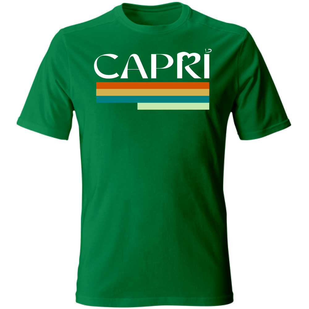 T-Shirt Kids CAPRI TECHNICOLOR WHITE WRITING