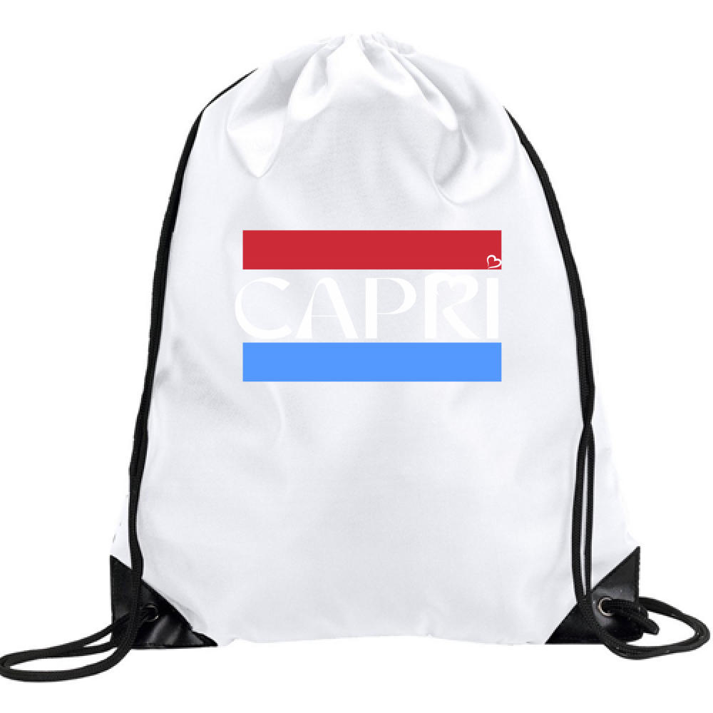 Zaino CAPRI FASCIA ROSSO BLUE BIANCO