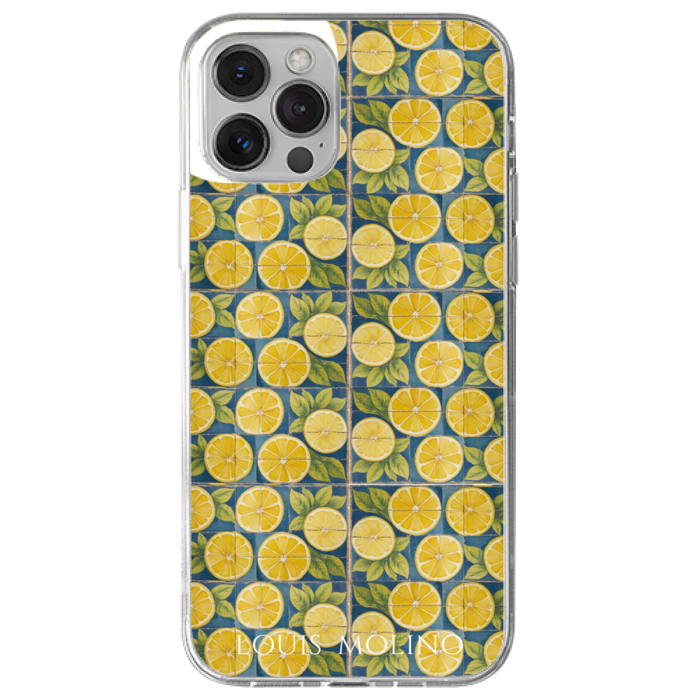 Cover Gomma iPhone 13 MAIOLICA  LEMON CAPRI