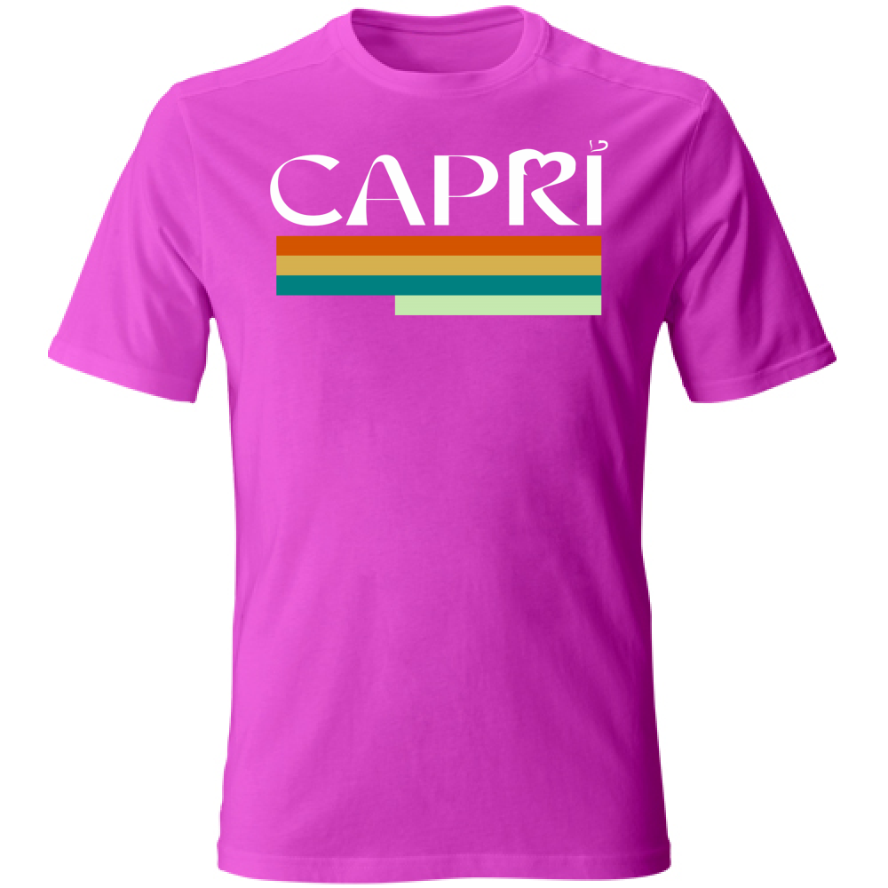 T-Shirt Kids CAPRI TECHNICOLOR WHITE WRITING