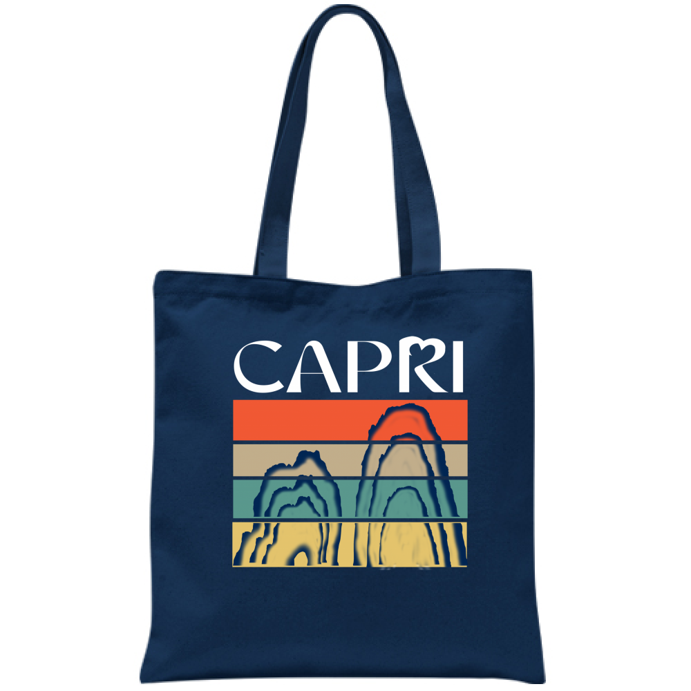 Bag CAPRI PORTIONS FARAGLIONI WHITE WRITING