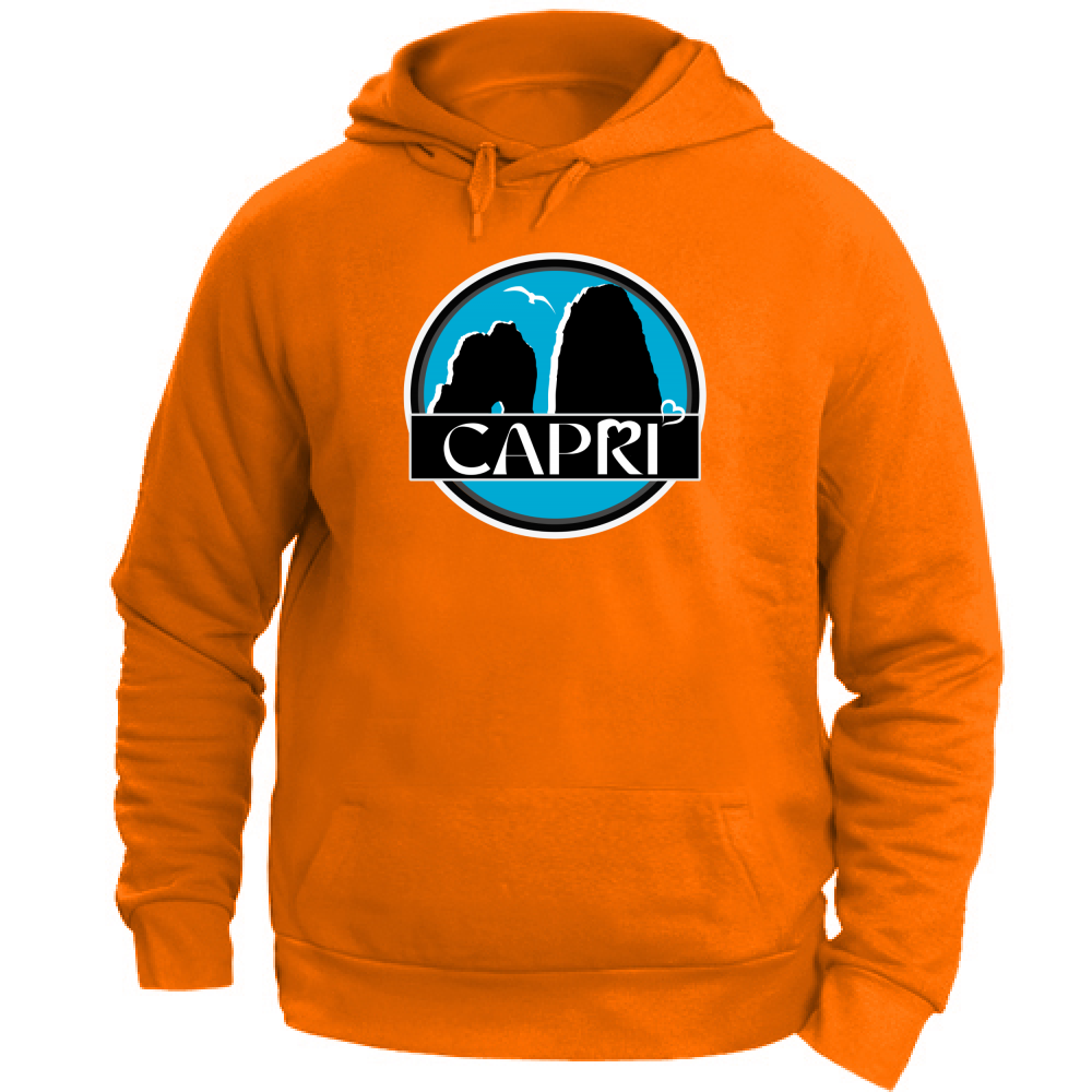 Unisex Hoodie CAPRI MAGIC CIRCLE WITH FARAGLIONI