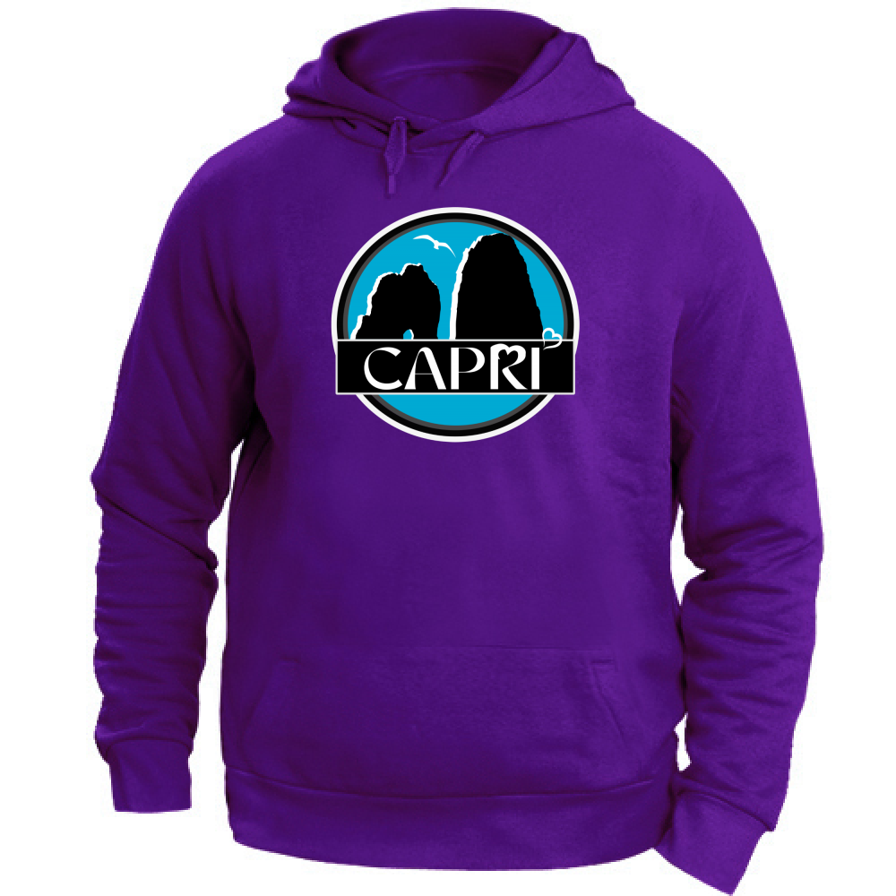 Unisex Hoodie CAPRI MAGIC CIRCLE WITH FARAGLIONI