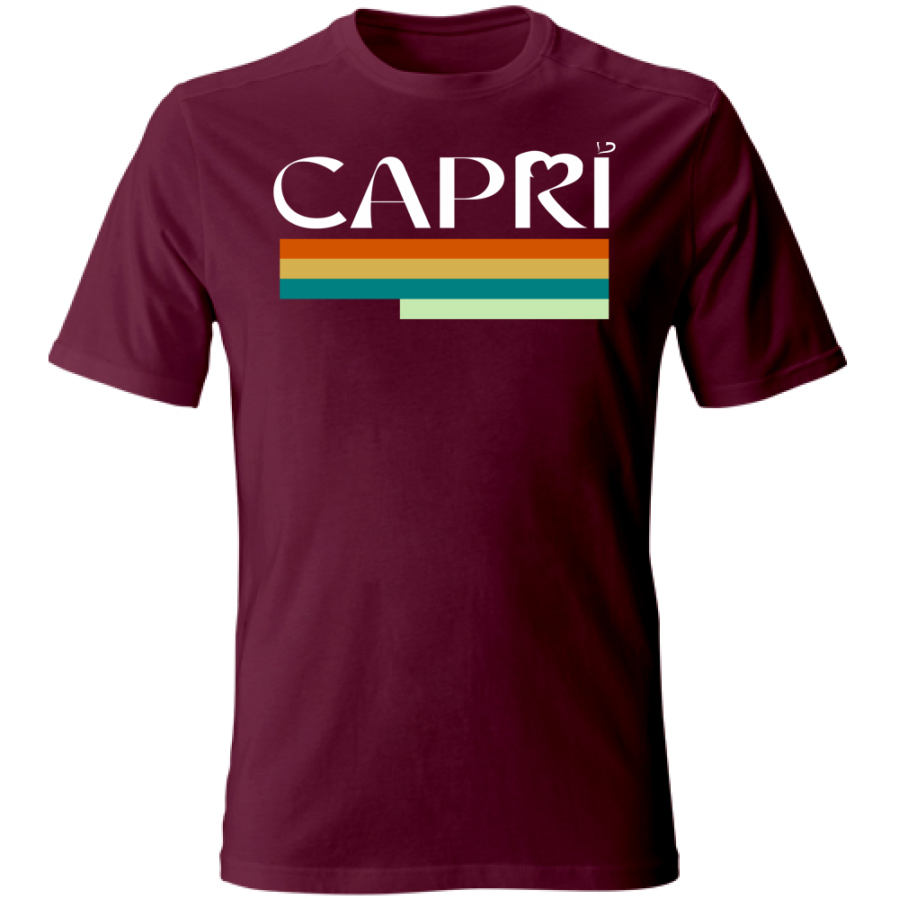 Unisex T-Shirt CAPRI TECHNICAL COLOR WHITE WRITING