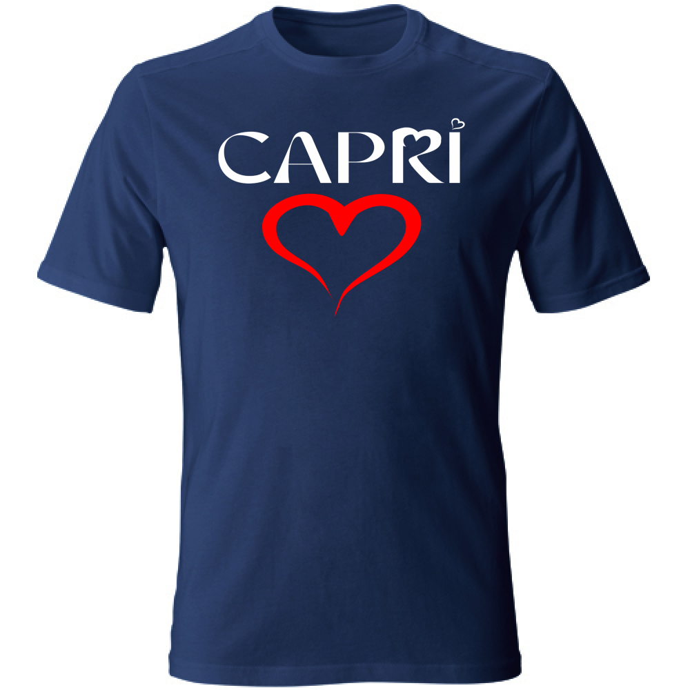 T-Shirt Child HEART CAPRI RED