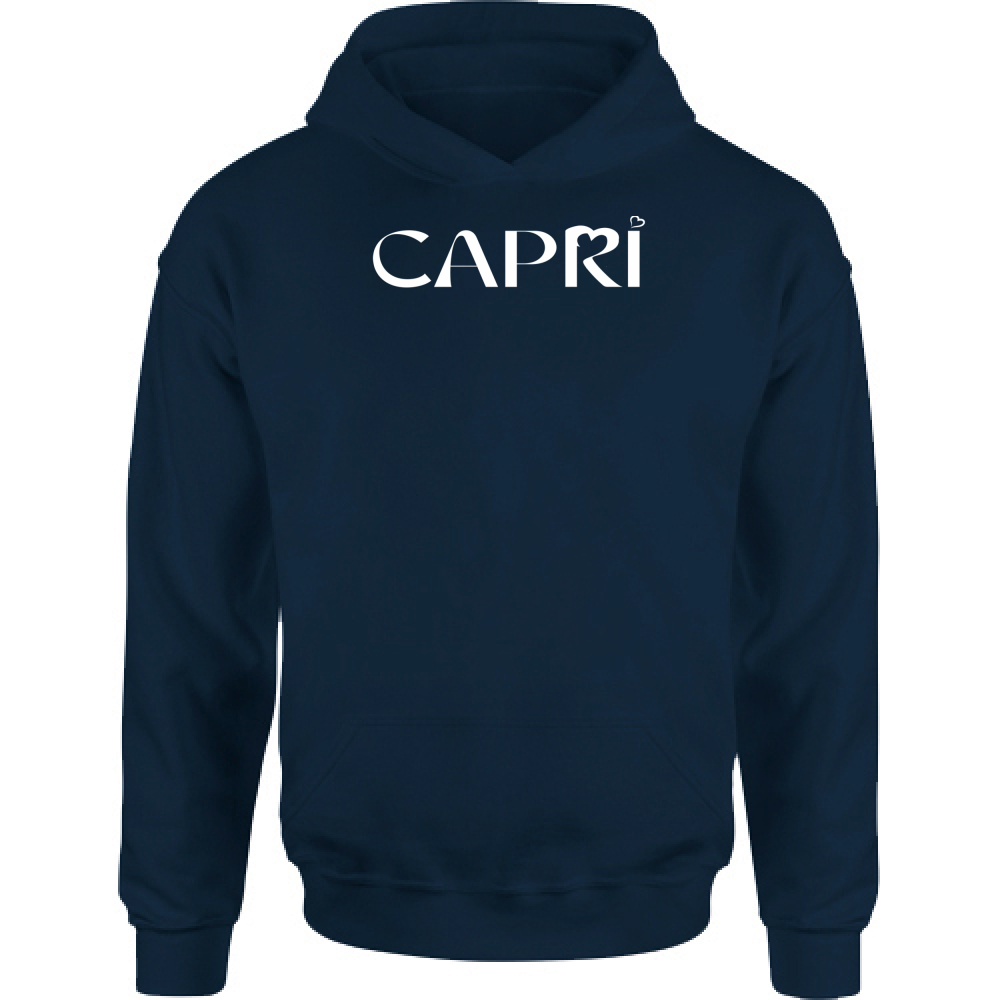 Children's Hoodie CAPRI MINIMAL WHITE WRITING