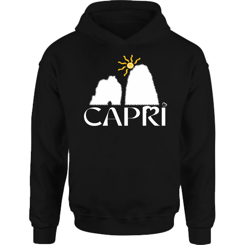 Kids Hoodie CAPRI HAPPY FARAGLIONI WHITE