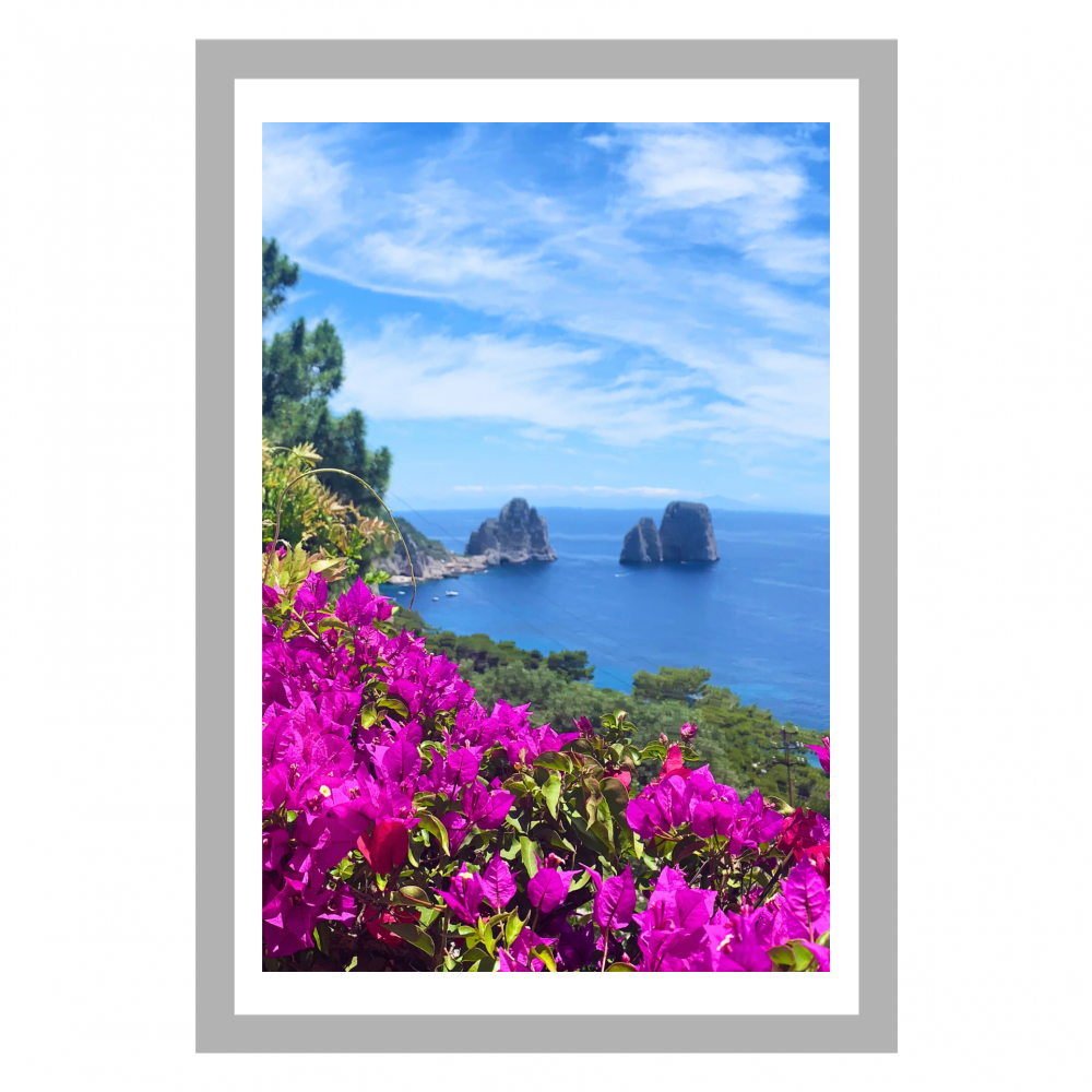Poster con Cornice 40x60 Capri Sogno Mediterraneo cornice lunghi