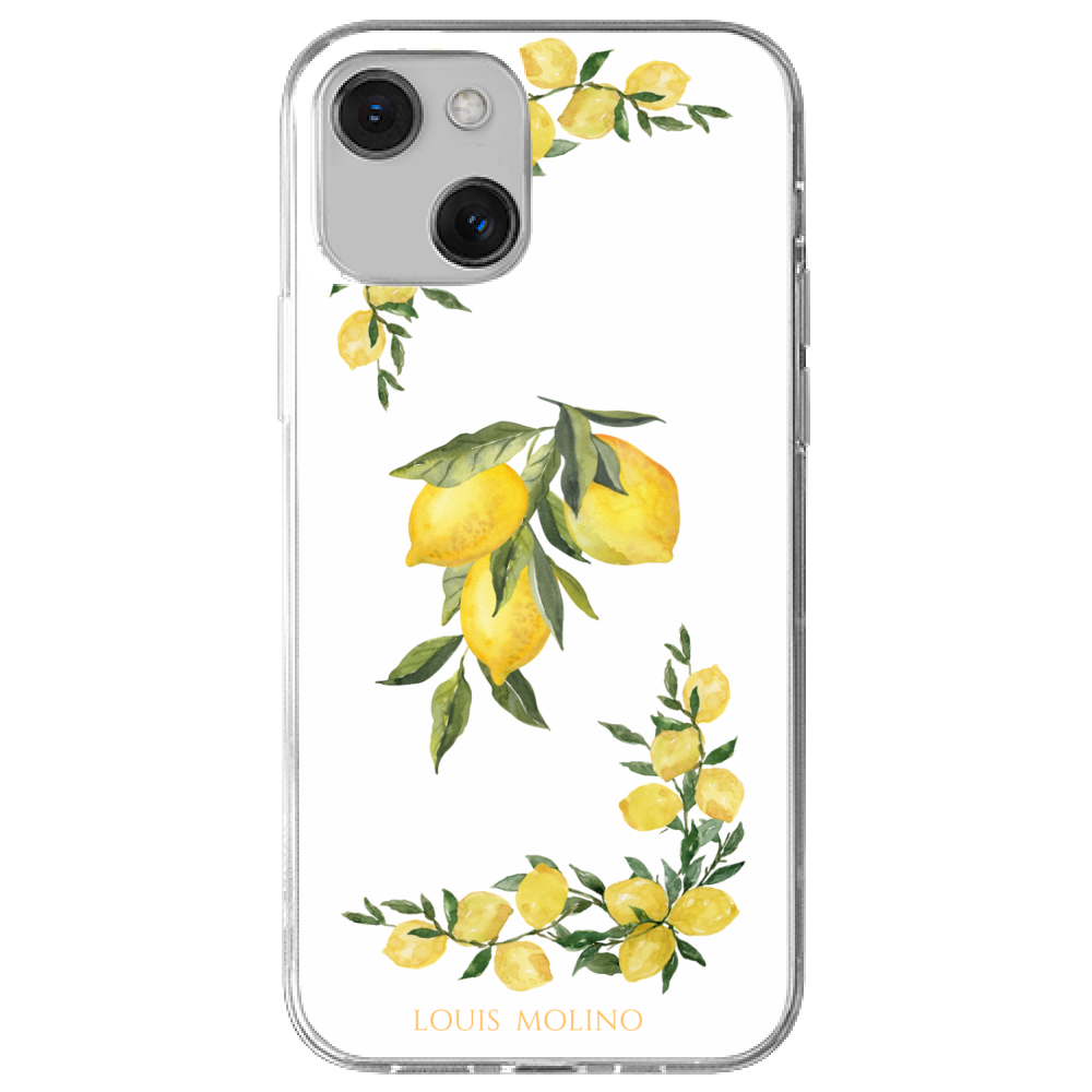 Cover Gomma iPhone 13 LEMON PAINT CAPRI