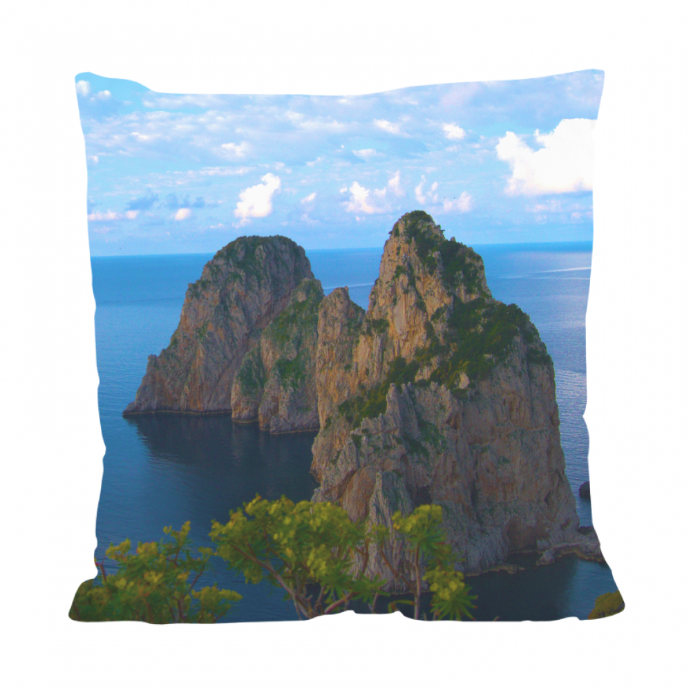 Cushion All Over Print Capri Blue Incanto Cushion