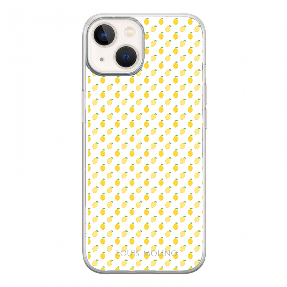 Rubber Cover iPhone 14 FUNNY LEMON CAPRI