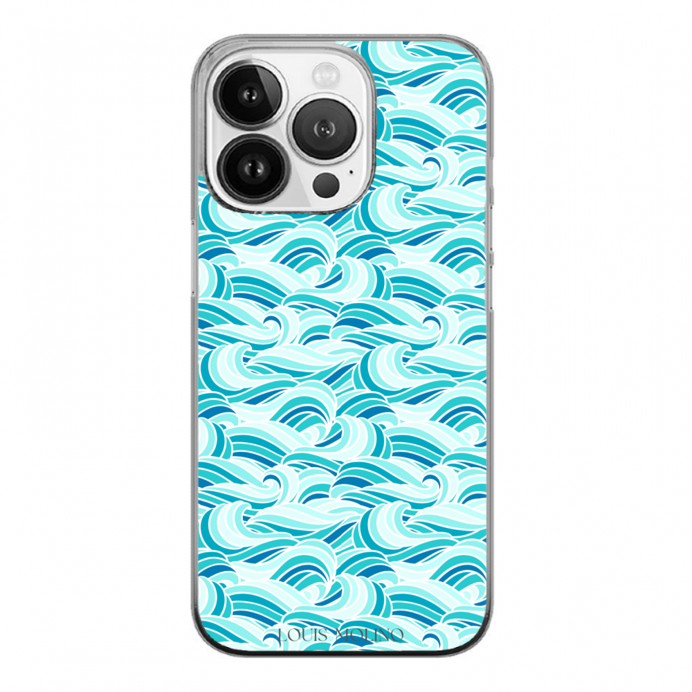 Cover Gomma iPhone 15 WAVES OF SERENITY CAPRI