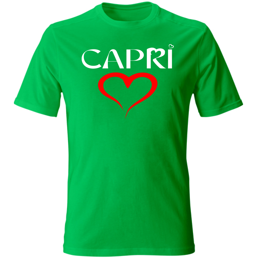 T-Shirt Child HEART CAPRI RED