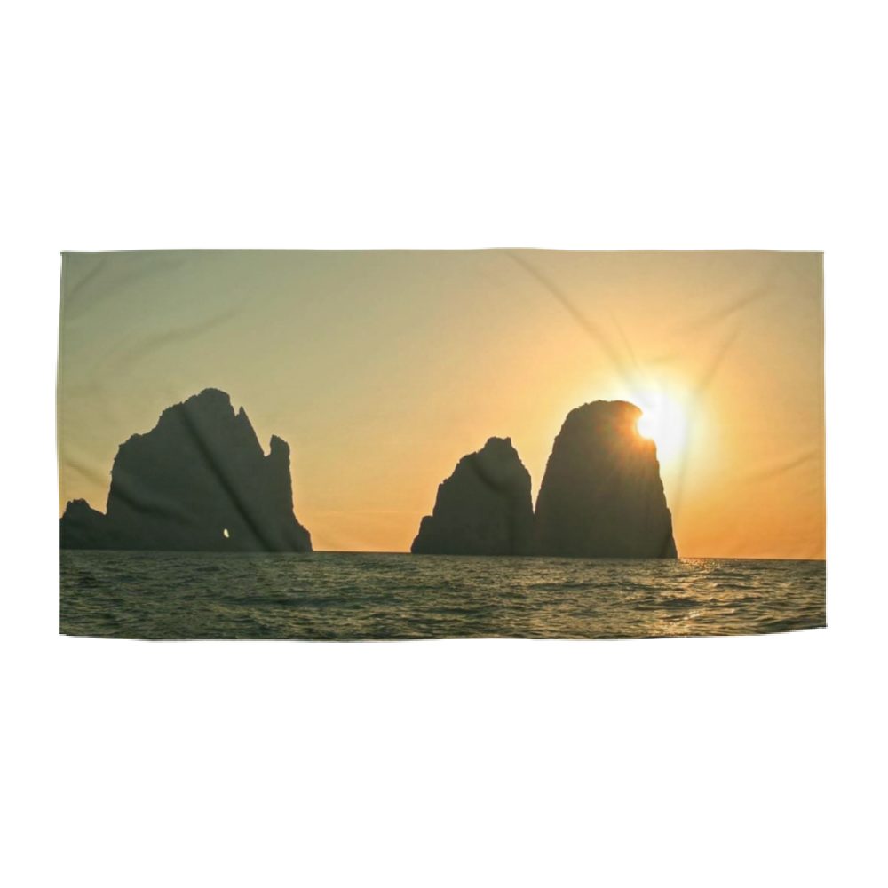 Capri Rays Beach Towel