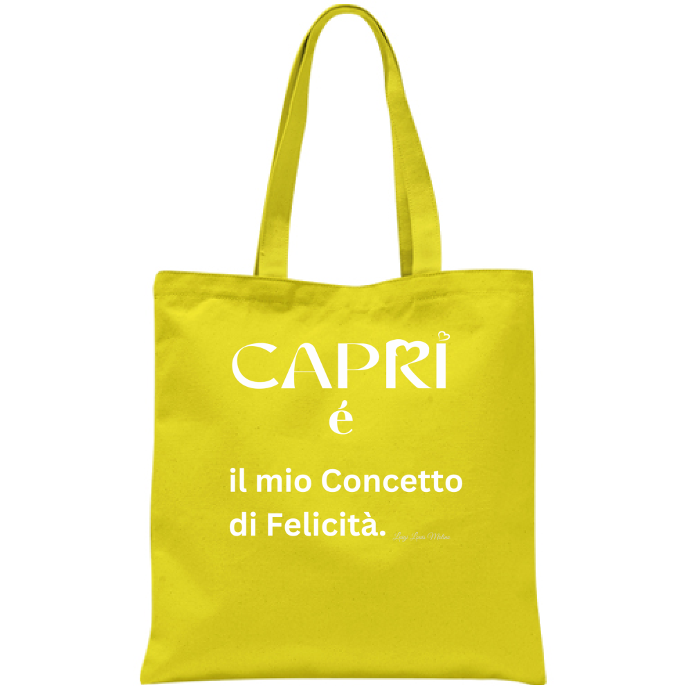 Borsa Capri is my concept of Happiness written by Bian