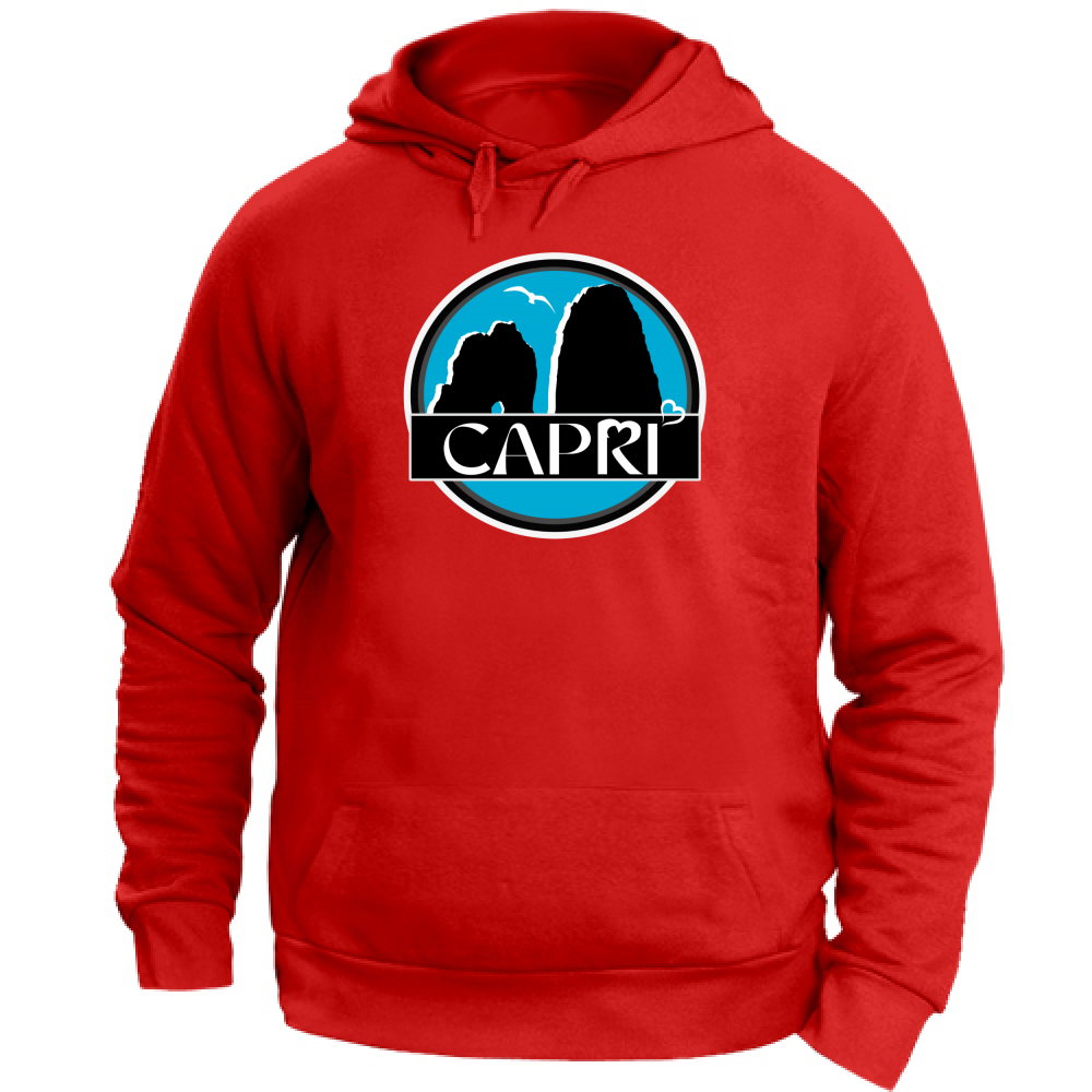 Unisex Hoodie CAPRI MAGIC CIRCLE WITH FARAGLIONI
