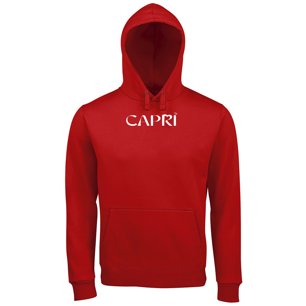 Hoodie Premium Men CAPRI MINIMAL WHITE WRITING