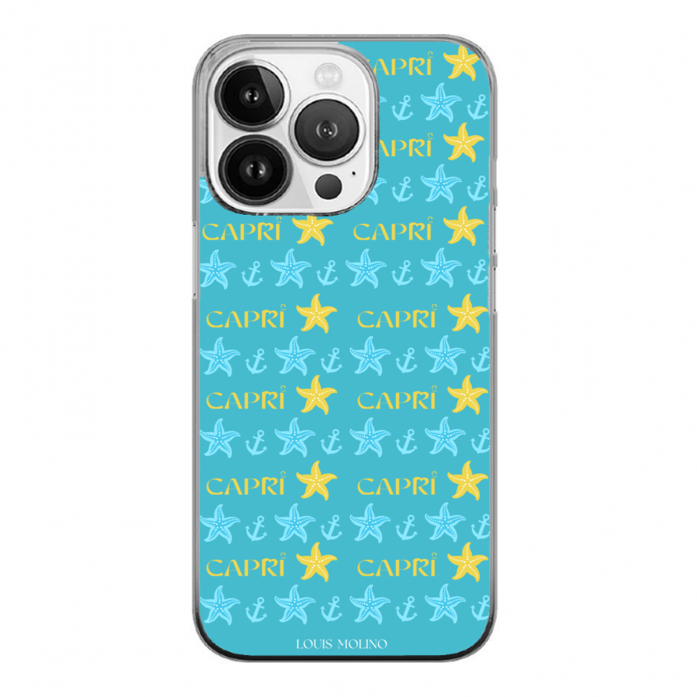Cover Gomma iPhone 15 Pro HAPPY SEA CAPRI