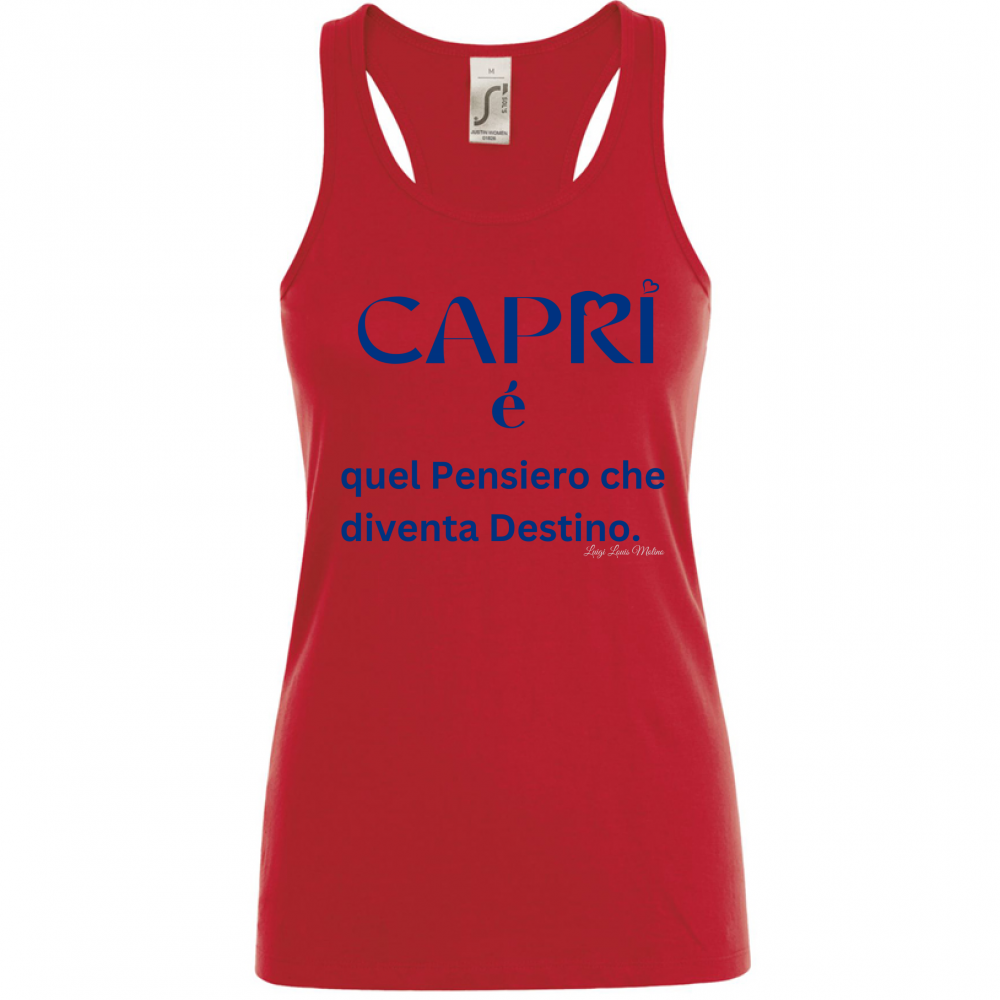 Women's Tank Top Capri is that thought that becomes Destiny
