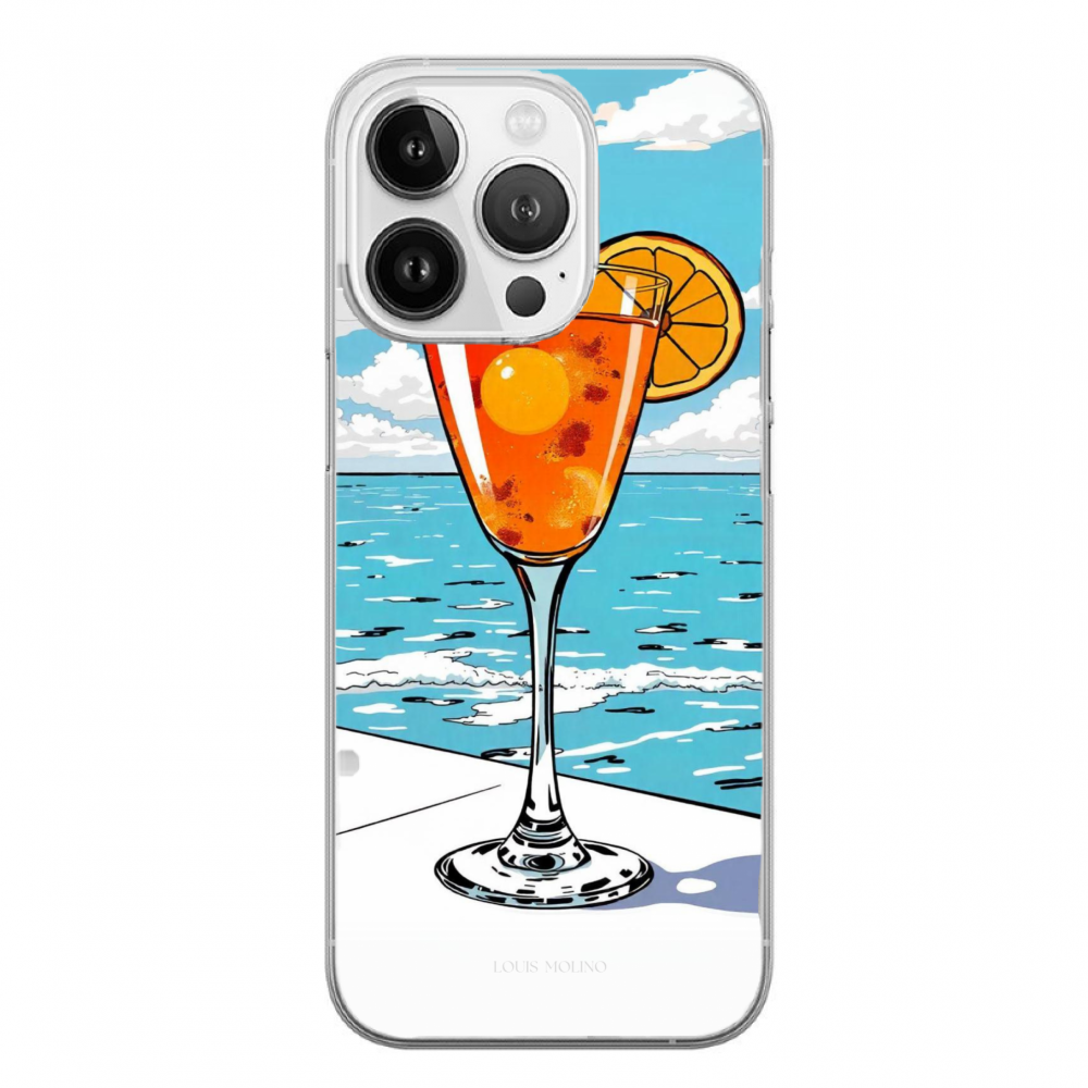 Cover Gomma iPhone 14 Pro Max Spritz Seaside