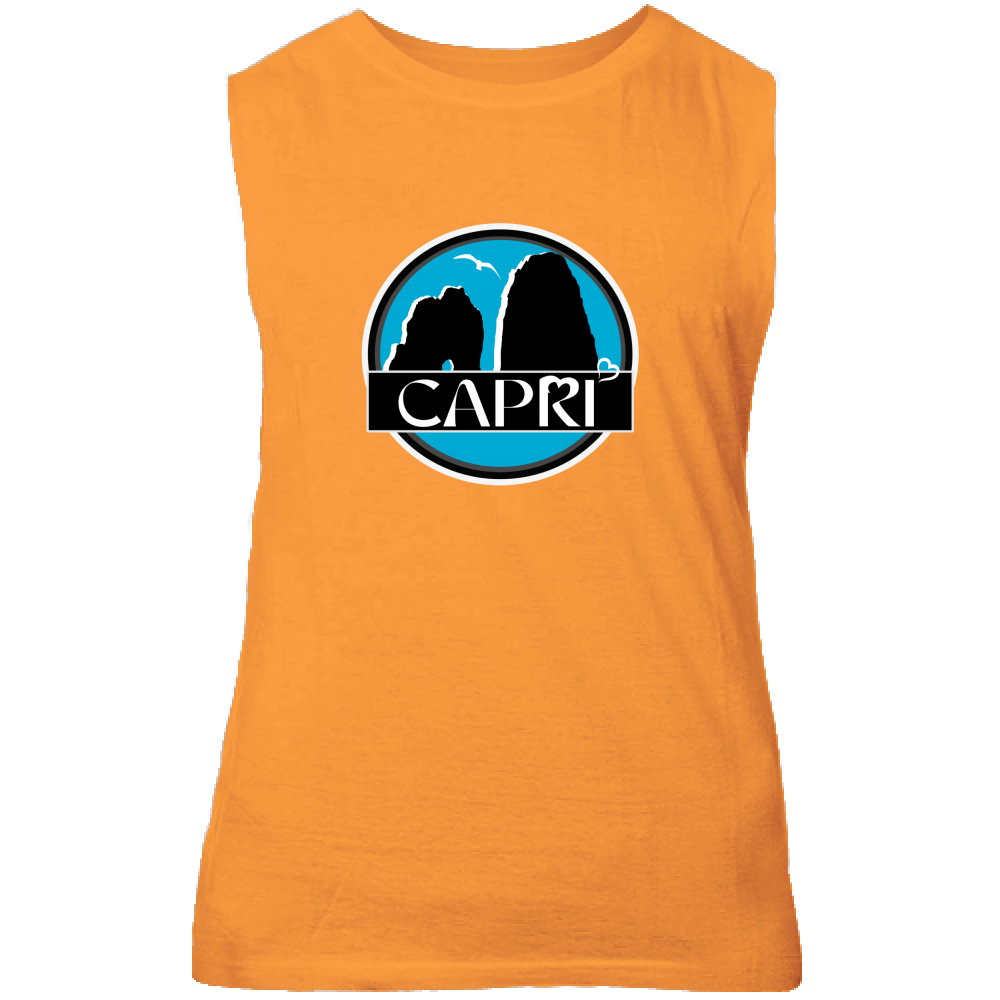 Canotta Unisex CAPRI CERCHIO MAGICO CON  FARAGLIONI