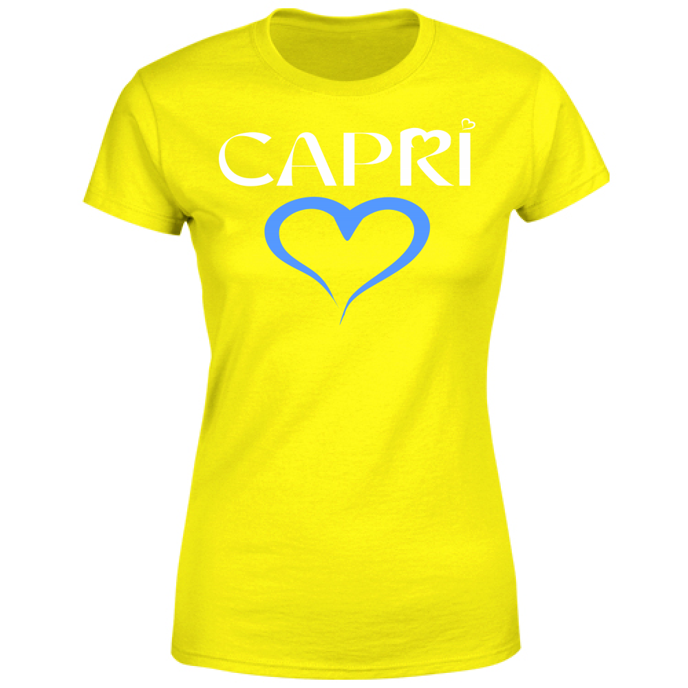 Women's T-Shirt CAPRI BLUE HEART