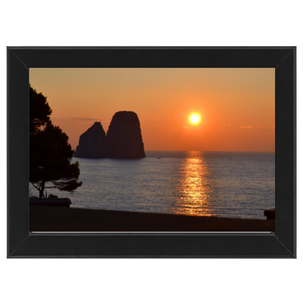 Poster con Cornice 30x20 Capri Faraglioni Incantati