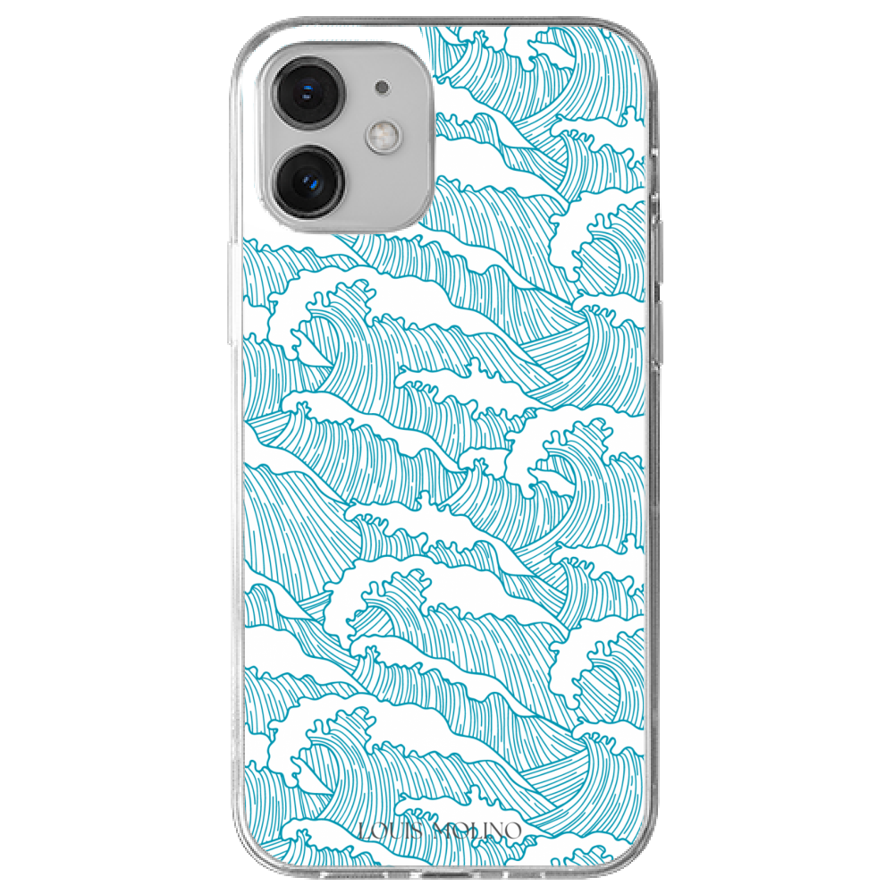 Cover Gomma iPhone 12 AQUA CAPRI