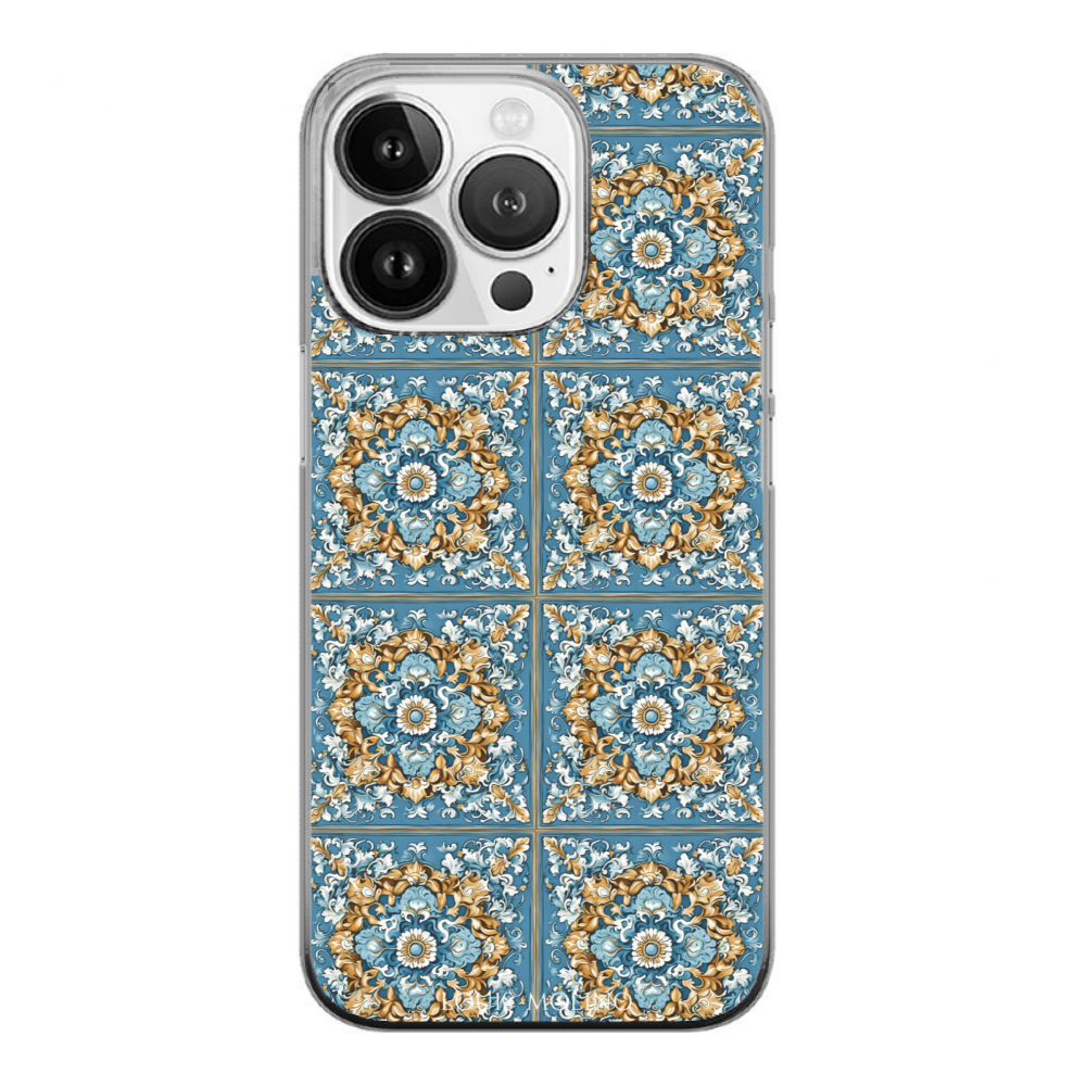 Rubber Cover iPhone 15 Pro MAIOLICA SEA BEAUTY CAPRI
