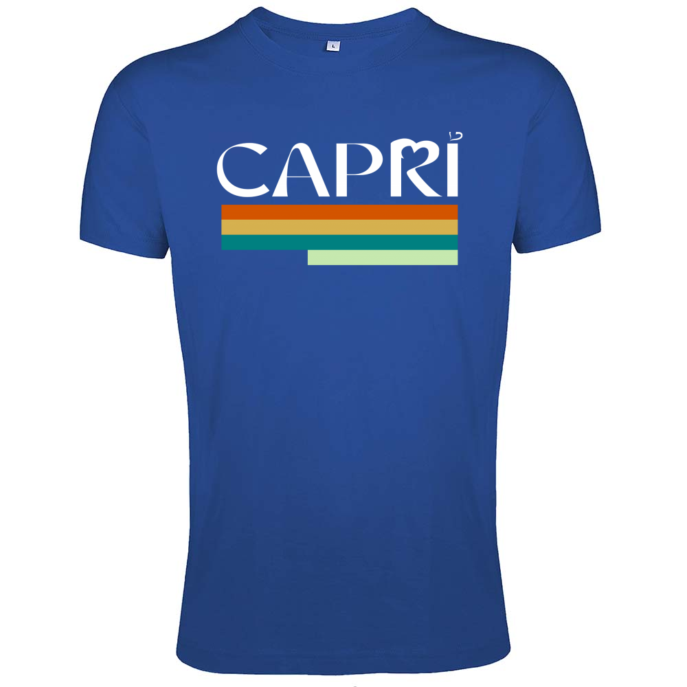 T-Shirt Men Fit CAPRI TECHNICAL COLOR WHITE WRITING