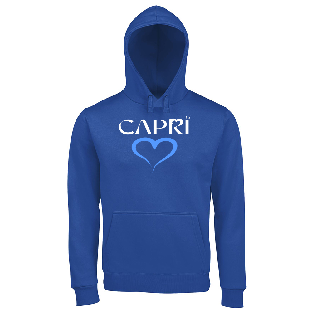 Hoodie Premium Men CAPRI CUORE AZZURRO