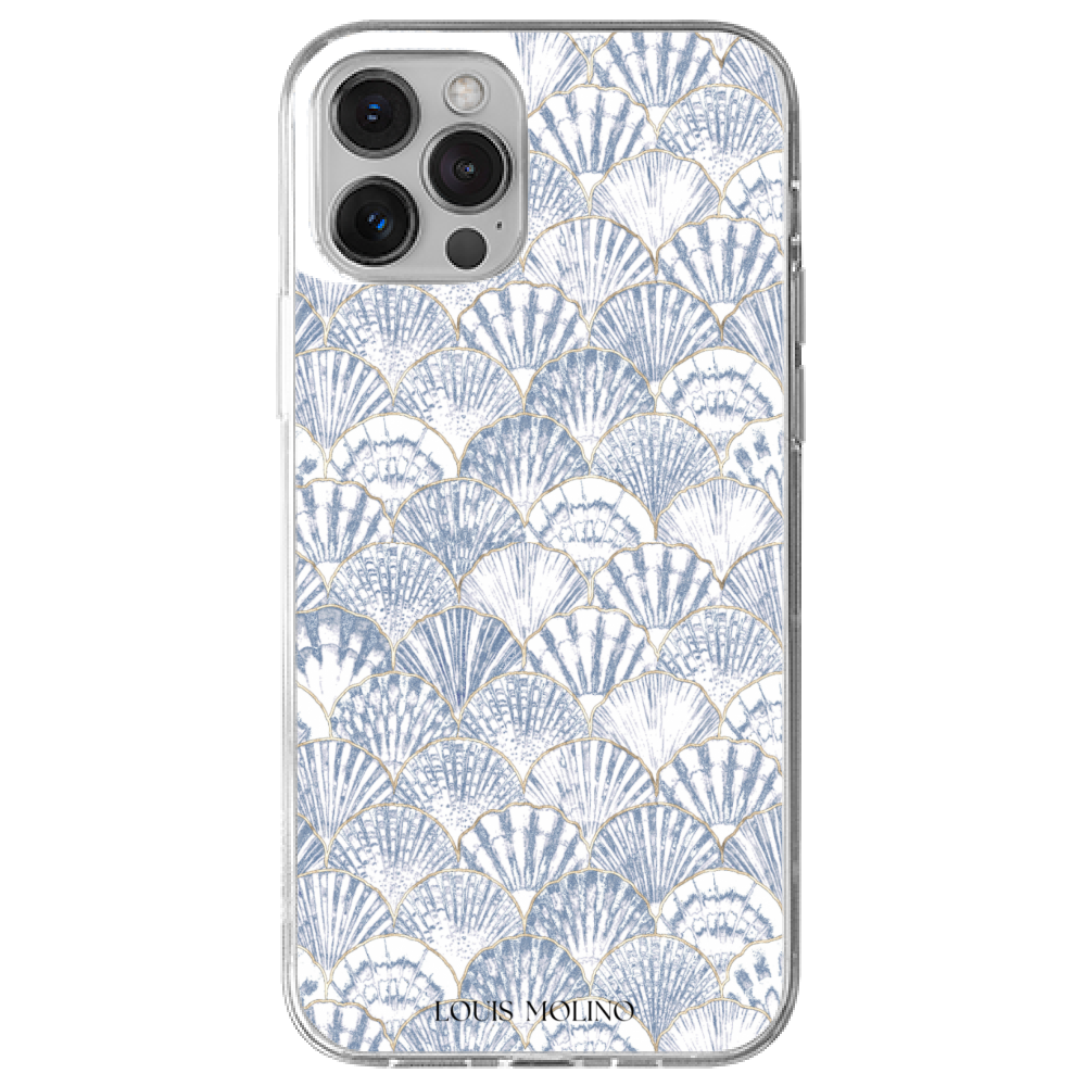 Rubber Cover iPhone 12 PRECIOUS SHELLS CAPRI