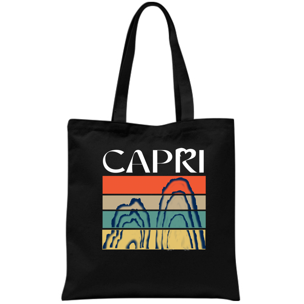 Bag CAPRI PORTIONS FARAGLIONI WHITE WRITING