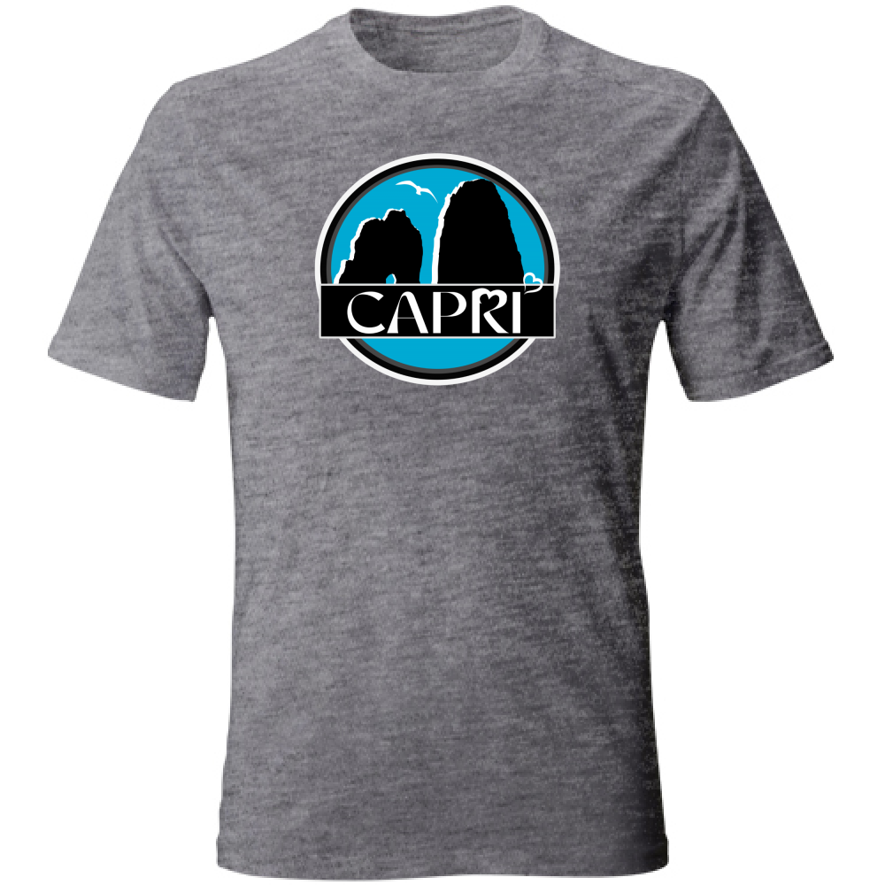 T-Shirt Unisex CAPRI CERCHIO MAGICO CON  FARAGLIONI