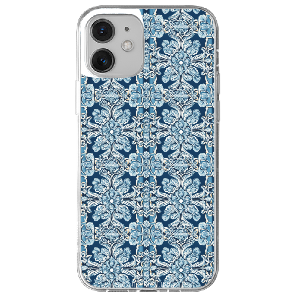 Cover Gomma iPhone 12 SKY AND SEA MAIOLICA CAPRI
