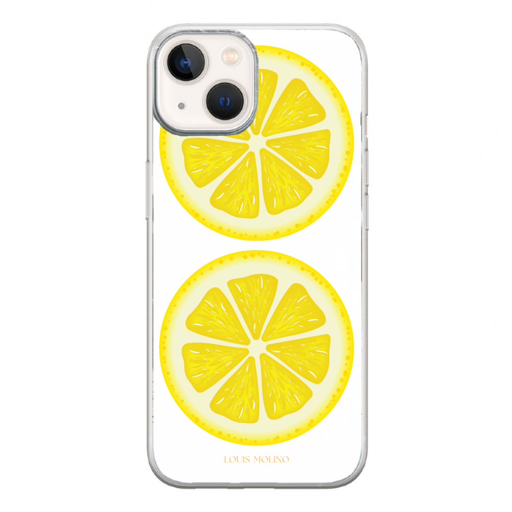 Cover Gomma iPhone 14 TWO LEMON CAPRI