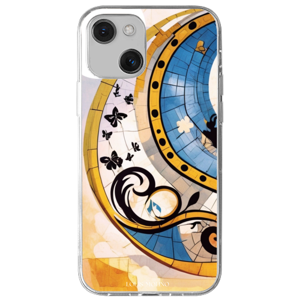 Cover Gomma iPhone 13 FLIGHT HOURS CAPRI