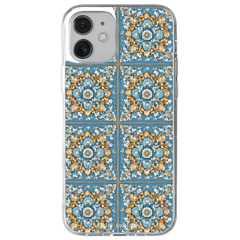 Cover Gomma iPhone 12 MAIOLICA SEA BEAUTY CAPRI