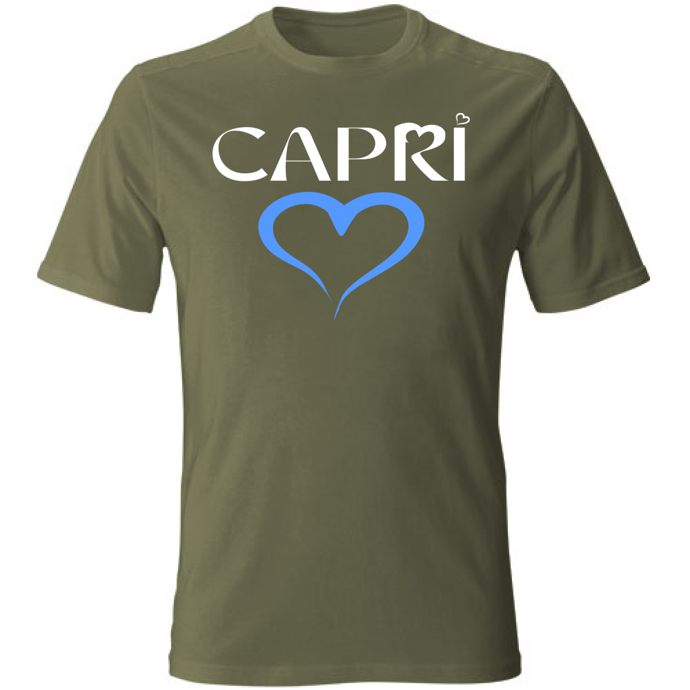 T-Shirt Bambino CAPRI CUORE AZZURRO