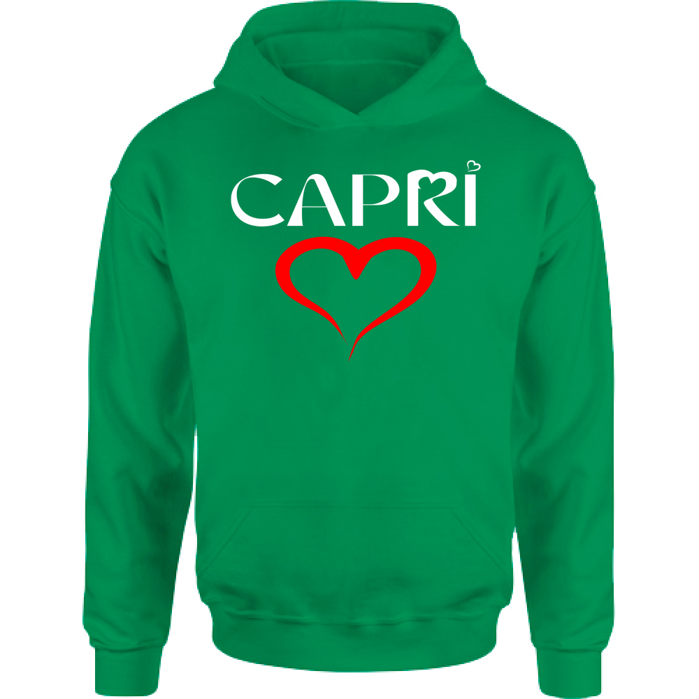 Children's Hoodie HEART CAPRI RED