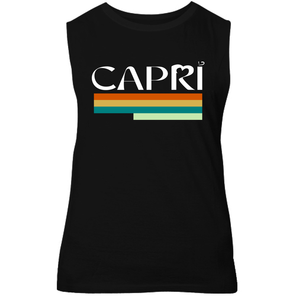 Canotta Unisex CAPRI TECNICOLOR SCRITTA BIANCA