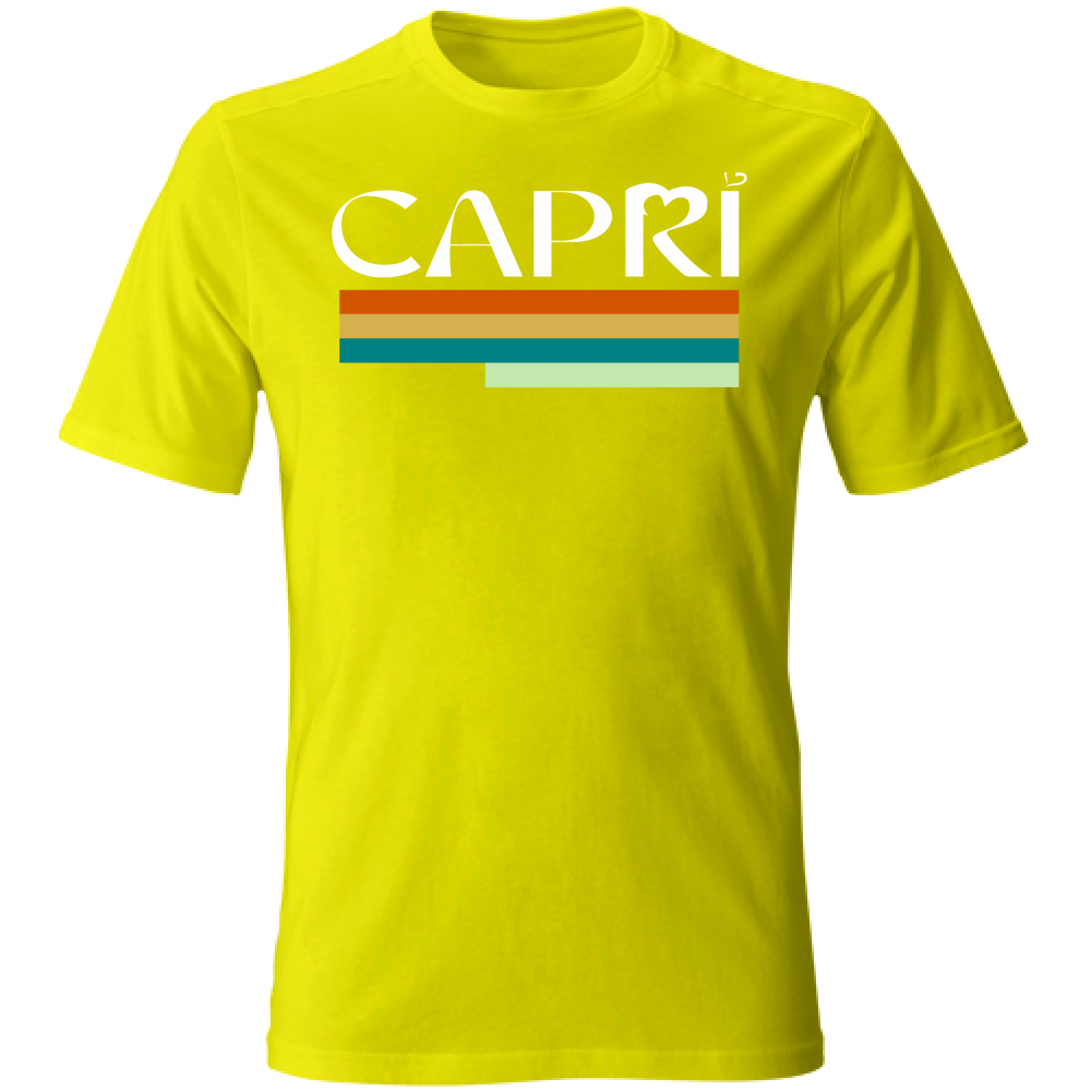 Unisex T-Shirt CAPRI TECHNICAL COLOR WHITE WRITING
