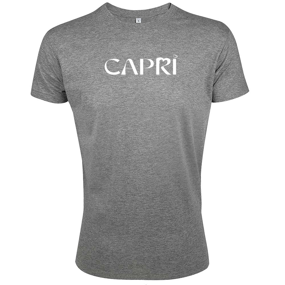 T-Shirt Men Fit CAPRI MINIMAL WHITE WRITING