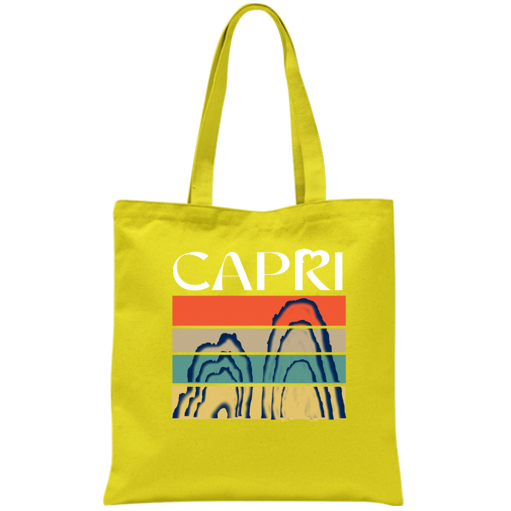 Bag CAPRI PORTIONS FARAGLIONI WHITE WRITING