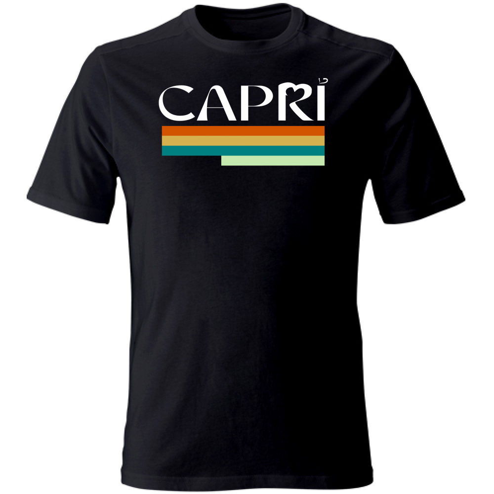 Unisex T-Shirt Large CAPRI TECHNICAL COLOR WHITE WRITING