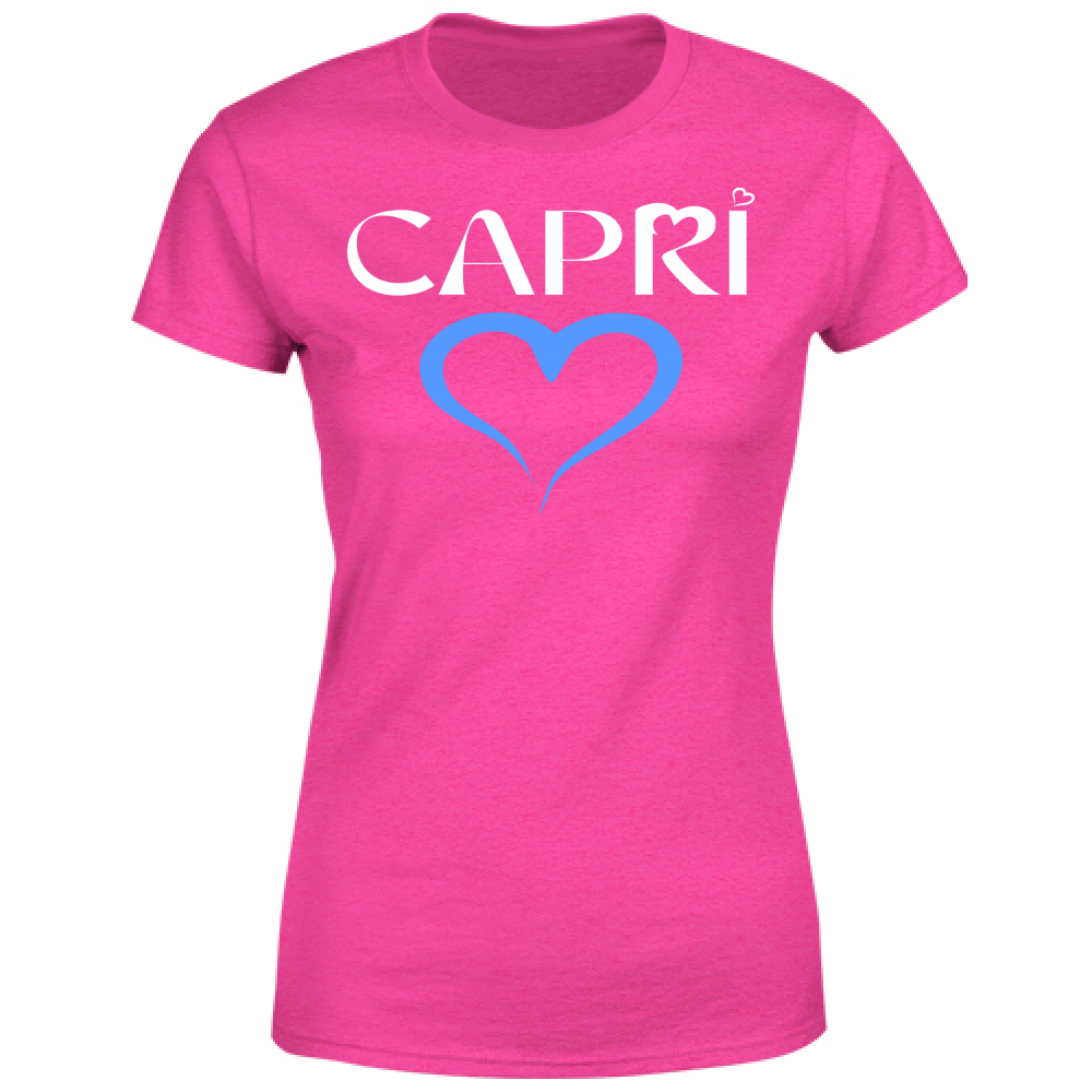 Women's T-Shirt CAPRI BLUE HEART