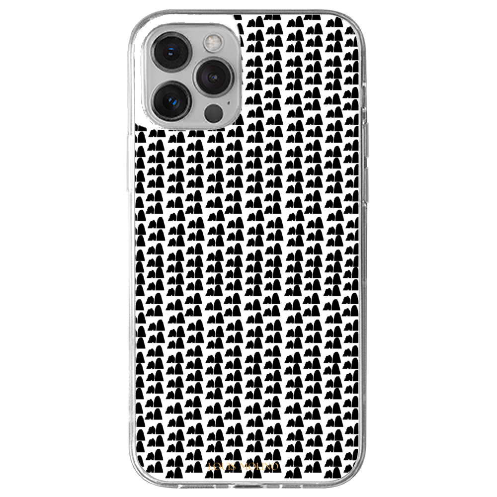 Cover Gomma iPhone 13 FARAGLIONI SMALL AND BLACK